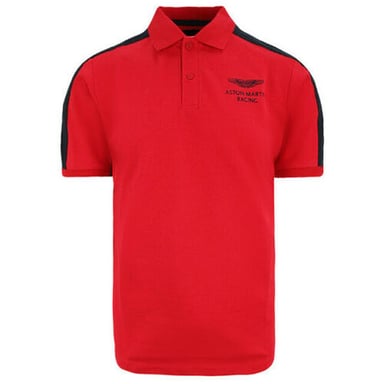 Hackett Aston Martin Racing Heren Rood Poloshirt