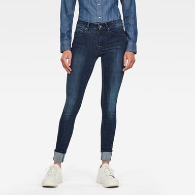 G-Star RAW Midge Zip Mid Skinny Jeans