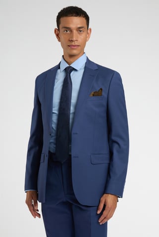 Regular Fit Blue Jacket