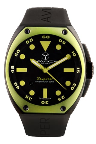 Avio Milano Mens Super Black Watch