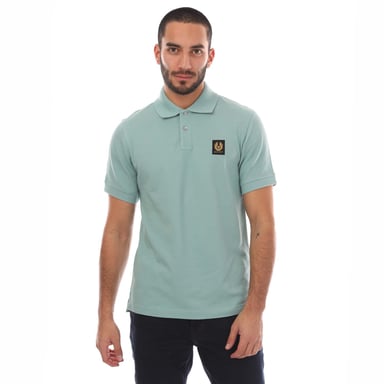 Heren Belstaff Patch Poloshirt in Blauw