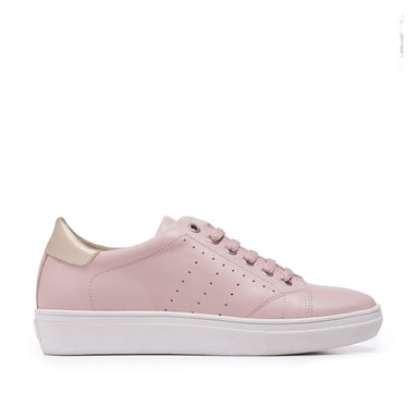 María Barceló Classic Leather Sneakers in Rose