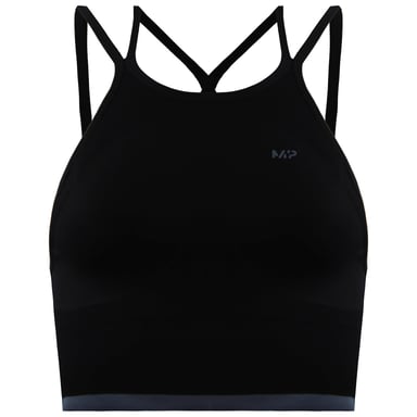 MyProtein Adapt Naadloze Dames Zwarte Sportbeha