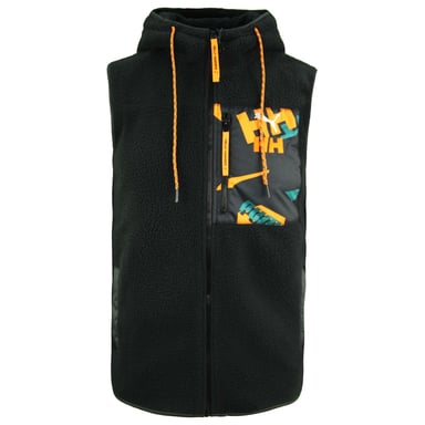 Puma x Helly Hansen Vest Zip Up Fleece Capuchon Heren Zwart Mouwloos 597082 01