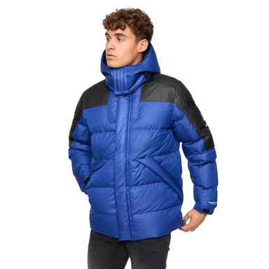 Crosshatch Heren Camptor jas met panelen (Blauw)