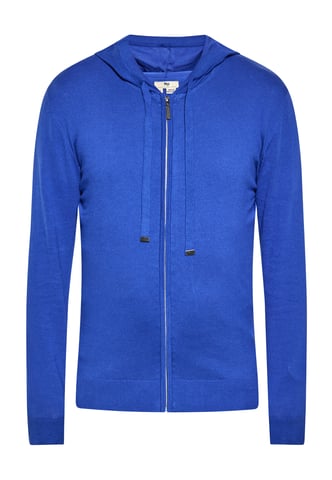 Mo Jas met capuchon Heren KONING BLAUW