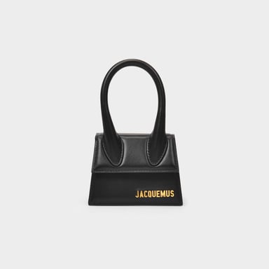 Le Chiquito tas - Jacquemus - Leer - Zwart