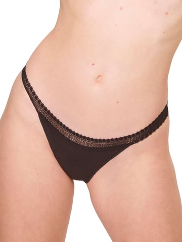 GO Ribbed Tanga Briefs 2 Pack