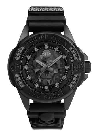 Philipp Plein The $kull Genderless Unisex Horloge Zwart PWNAA0322