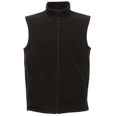 Regatta Heren Micro Fleece Bodywarmer / Gilet (Zwart)