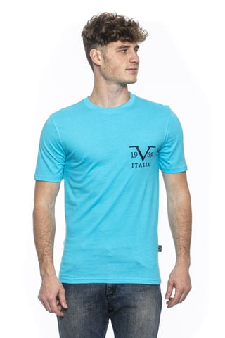 19V69 Italia Mens T-Shirt Troy Turquoise