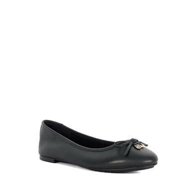 Women's Dune Harpington Charm Ballerina Flats in Black