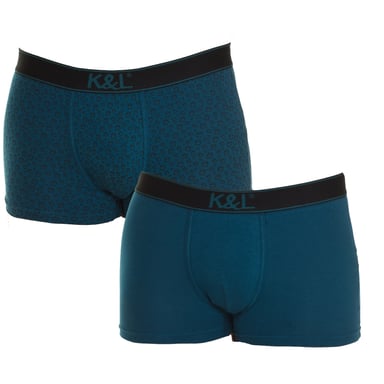 Pack-2 Ademende stoffen boxers met anatomische voorkant KL2004 heren