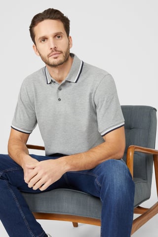 Pique Tipped Polo