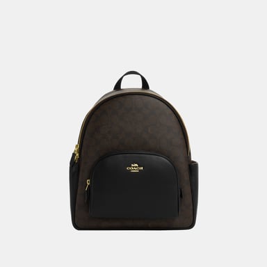 Court Backpack in Signature Canvas