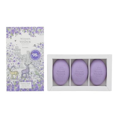 Woods Of Windsor Lavender Luxury Soap 3 x 60g