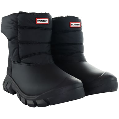 Hunter Interpid Kids Zwarte Snow Boots