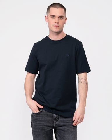 Lyle & Scott tonale Eagle donker marineblauw T-shirt