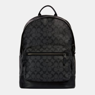 West Backpack in Signature Bag