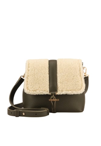 Laura Ashley donkergroene crossbodytas