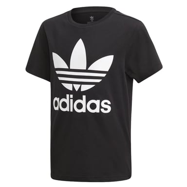 Adidas Originals Korte Mouw Crew Neck Zwart/Wit Kinderen Trefoil T-shirt DV2905