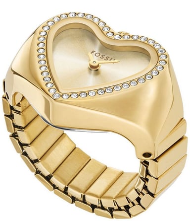 Fossil Horloge Ring Dames Gouden Horloge ES5407