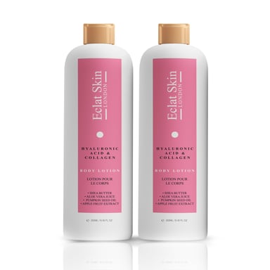 2x Hyaluronzuur + collageen bodylotion 250 ml