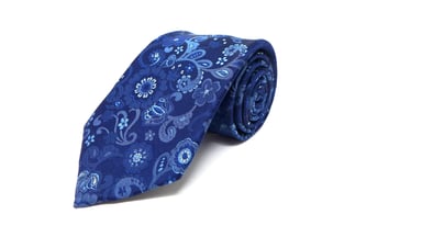 SC TIE 10221 JACOBEAN NAVY