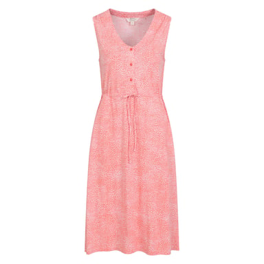 Mountain Warehouse Dames/Dames Bahama's Bloemrijke Mouwloze Jurk (Koraal)