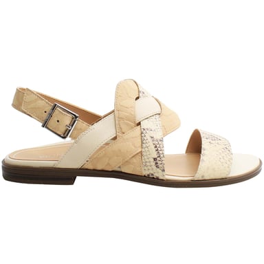 Vionic Kendra Snake Dames Beige Sandalen