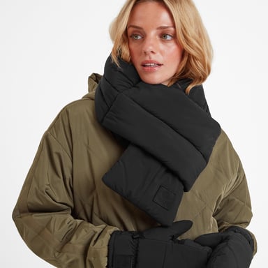 Clough Padded Scarf Black