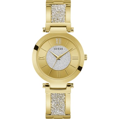 Guess Aurora Dames Horloge Goudkleurig W1288L2