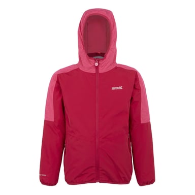 Regatta Reflecterende kinder/Kids Volcanics VIII Terrain Print Jas (Diep roze/heet roze)