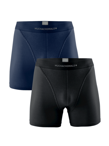 Muchachomalo Heren Boxershorts - 2 Pack - 95% Katoen - Mannen Onderbroeken