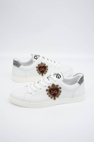 Dolce & Gabbana Heren Geborduurde Lage Sneakers