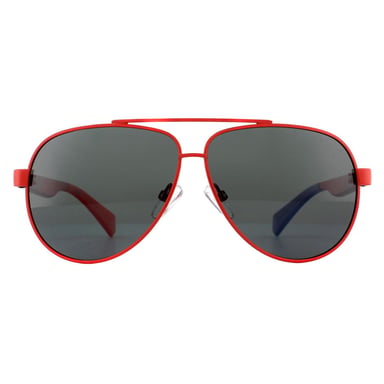 Polaroid Kids Aviator Kids Red Gray Polarisated zonnebril