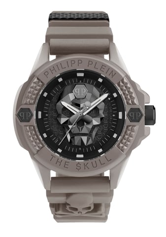 Philipp Plein The $kull Ecoceramic Heren Taupe Horloge PWUBA0323