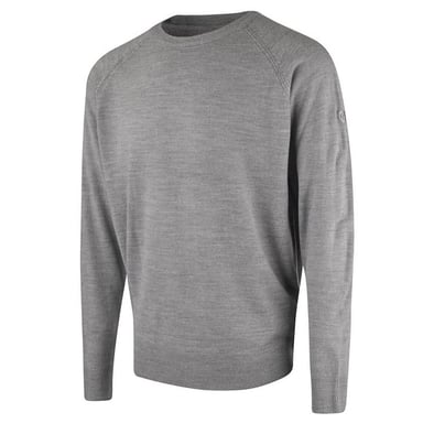Island Green Raglan Heren Lichtgrijze Trui