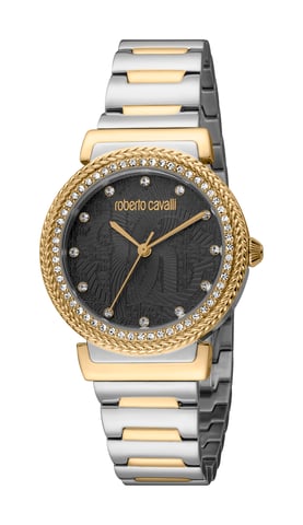 RC5L039M0095 Roberto Cavalli 4894626190483 Women Quartz Stainless Steel Black Stainless Steel 5 ATM 32 mm