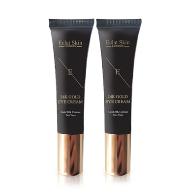 2x Onderoogcrème 24K goud