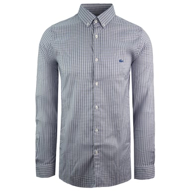 Lacoste Slim Fit Heren Blauw Overhemd