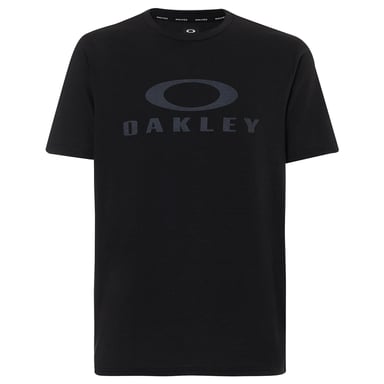 Oakley Korte Mouw Crew Neck Zwart Heren O Bark T-Shirt 457130 02E