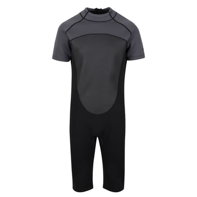 Regatta Heren kort wetsuit (Zwart/Donkergrijs)