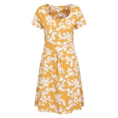 Mountain Warehouse Dames/dames Orchideeënbloem UV-beschermingsjurk (Geel)
