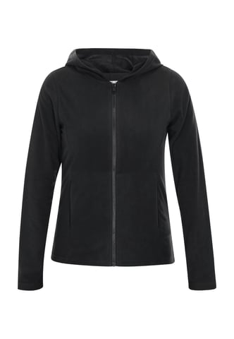 Mymo Fleece jas Dames zwart