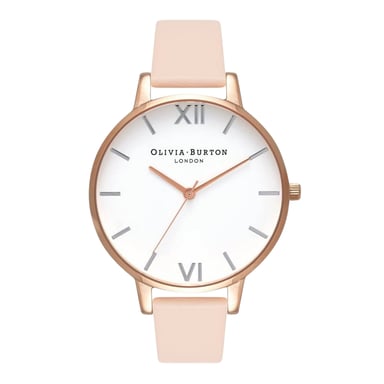 Olivia Burton Dameshorloge Kwarts Roze Goud