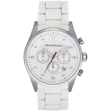 Emporio Armani AR5859 Herenhorloge Tazio Wit