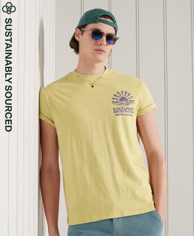 SUPERDRY Organic Cotton LA Beach Surf T-Shirt