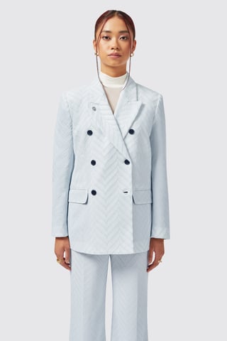 Iris Slim Fit Blue Jacket