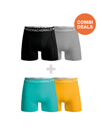 Muchachomalo Heren Boxershorts - 2+2 Pack - Mannen Onderbroeken